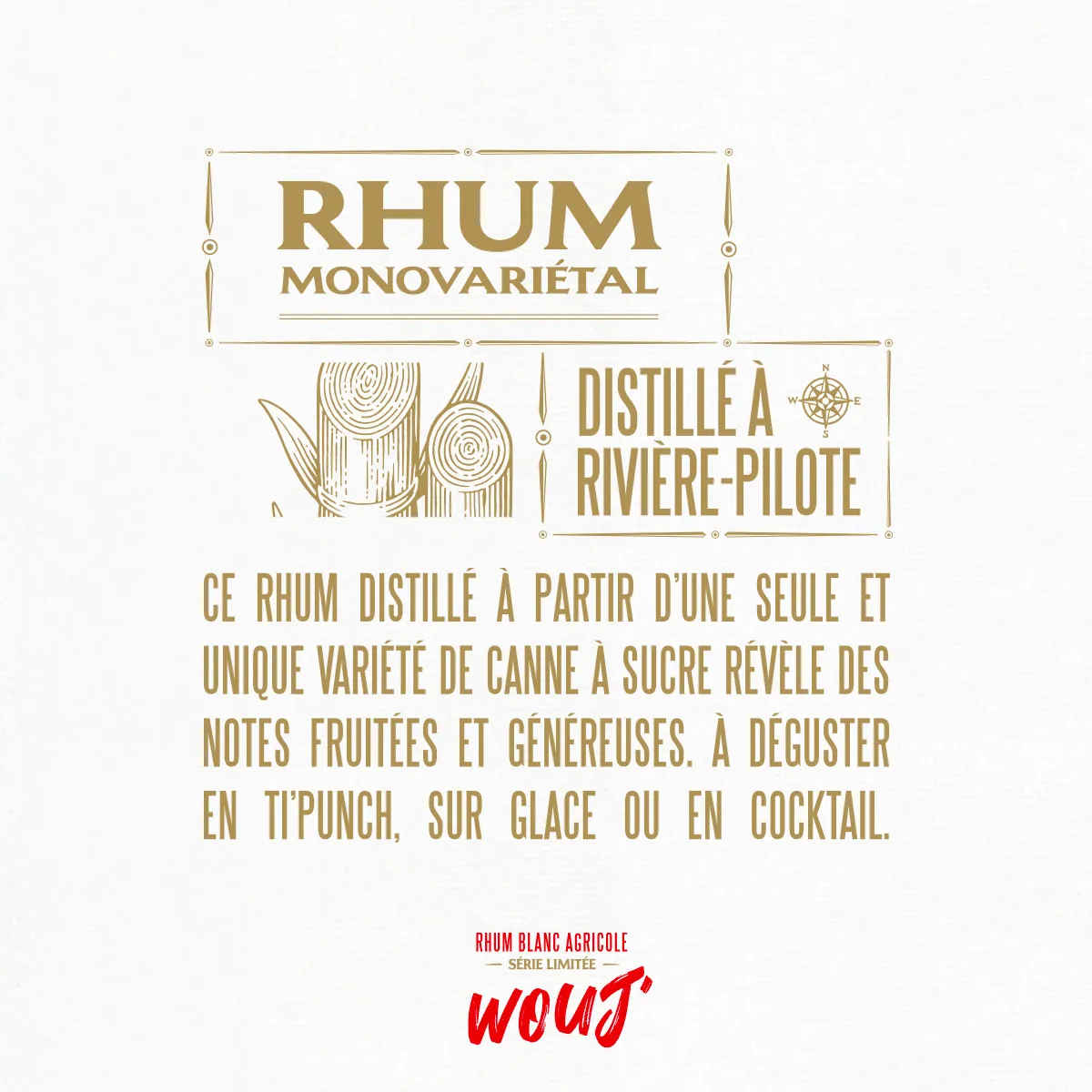 Rhum distillé à Rivière-Pilote