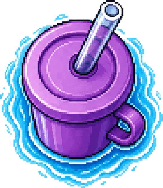 Gobelet en pixel art 2026