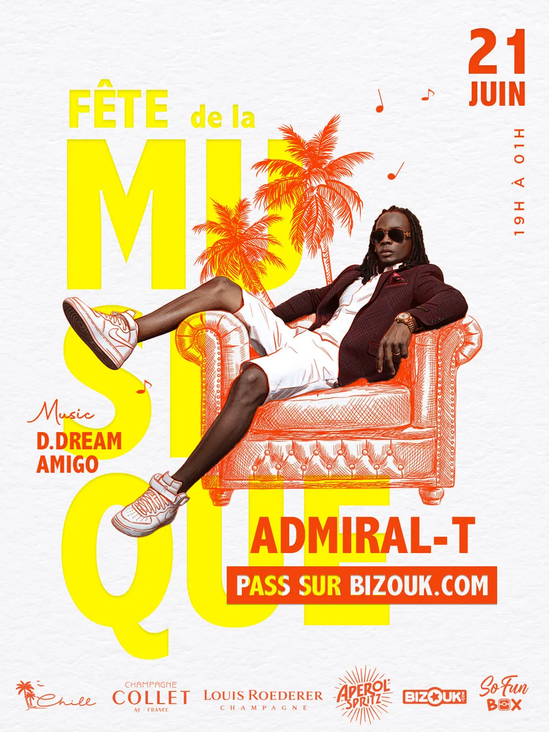 Chill, affiche de la Fête de la Musique