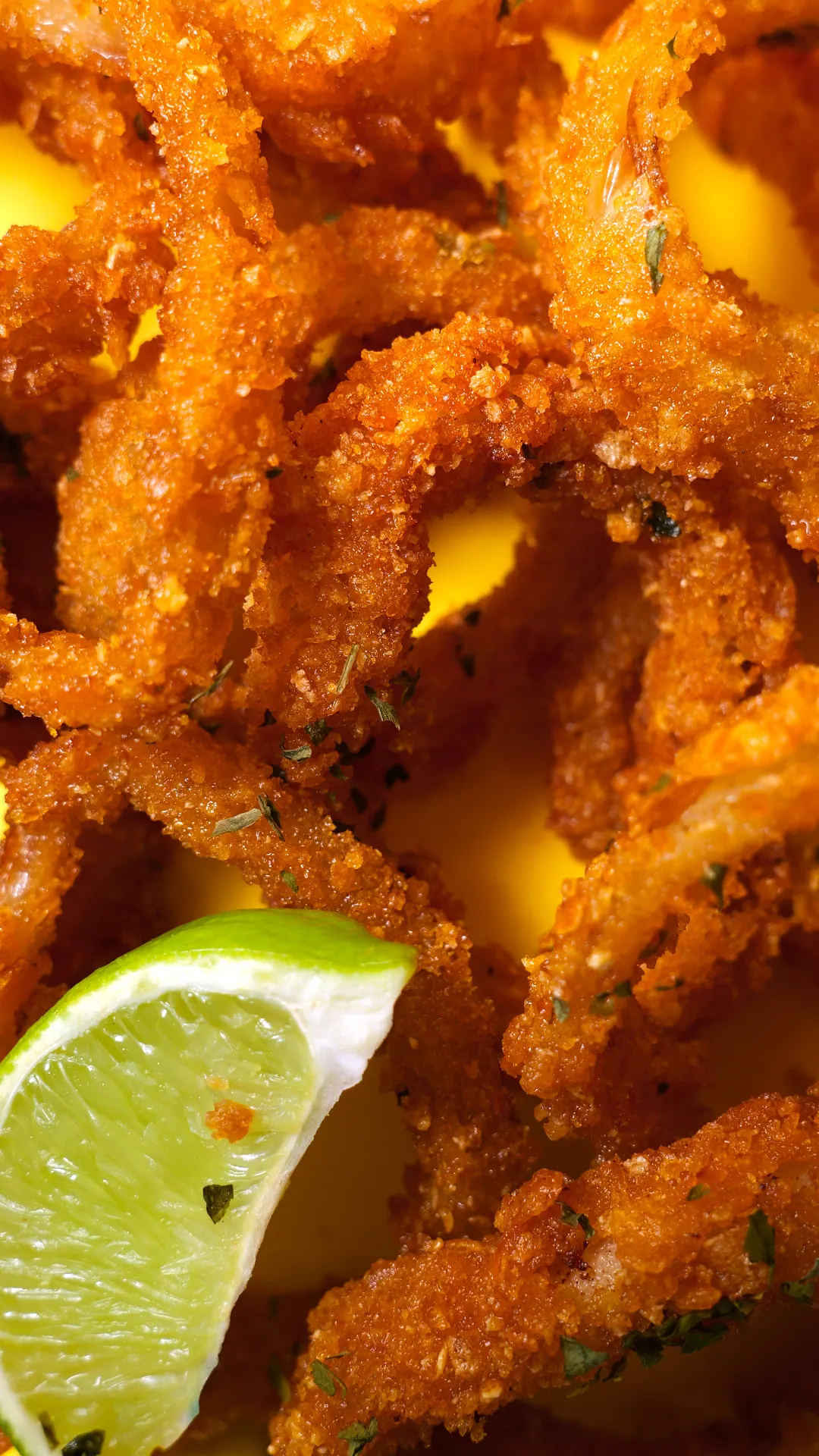 Rondelles d’oignon et citron vert